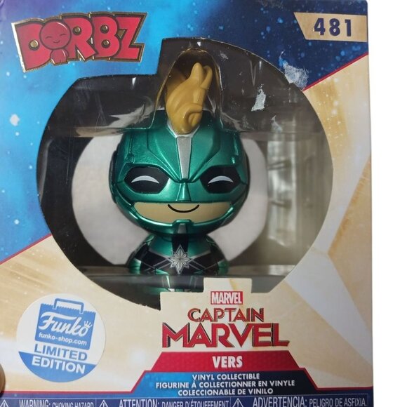 Marvel Captain Marvel Funko Dorbz Vinyl Figures Limited Edition Set Of 3: - Picture 10 of 12